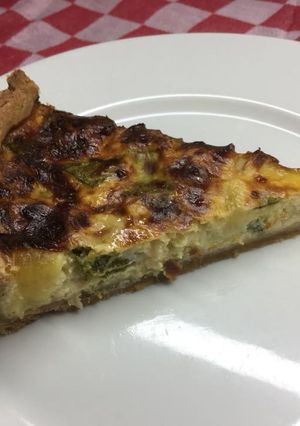 Une photo de Tarte salée à la courgette