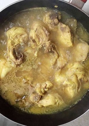 Foto resep Ayam Ungkep Bumbu Kuning