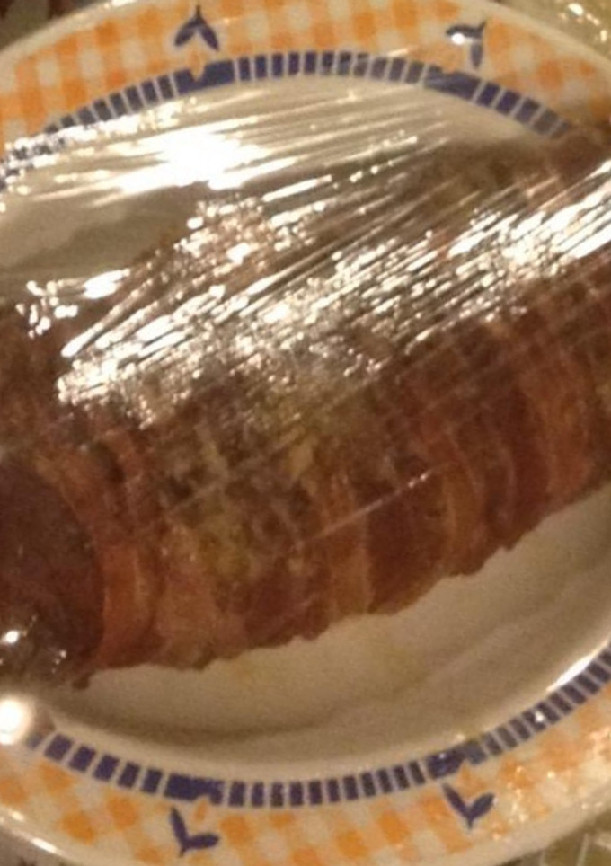 Una foto de Enrollado de carne molida con verduras