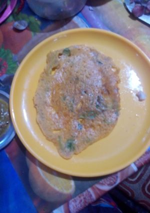 காலை உணவு.  பொருள். தக்காளி.    தக்காளி தோசை (Thakkali dosai recipe in tamil) செய்முறை முக்கிய புகைப்படம்