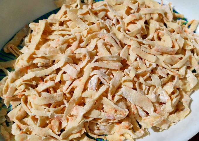 Cara Memasak Mie Wortel Tanpa Telur Homemade Yang Enak