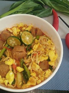 Foto resep Seblak mie telur