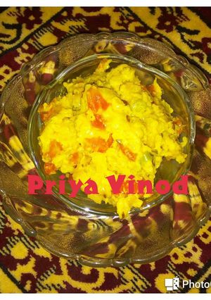 A picture of Corn bhujiya.
