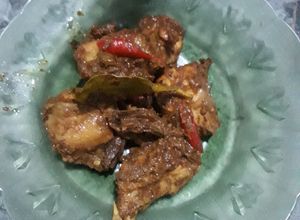 Foto resep Rendang ayam tanpa santen
