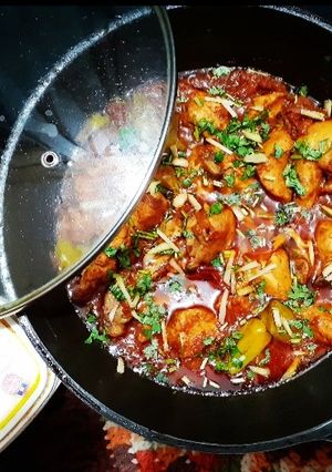 A picture of Koyla Karahi 🍗.