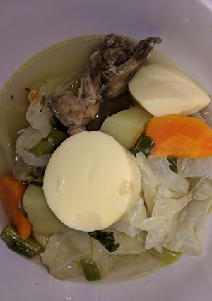 Foto resep Sop ayam tofu