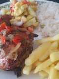 Pollo en Braza al horno - (Dos personas)