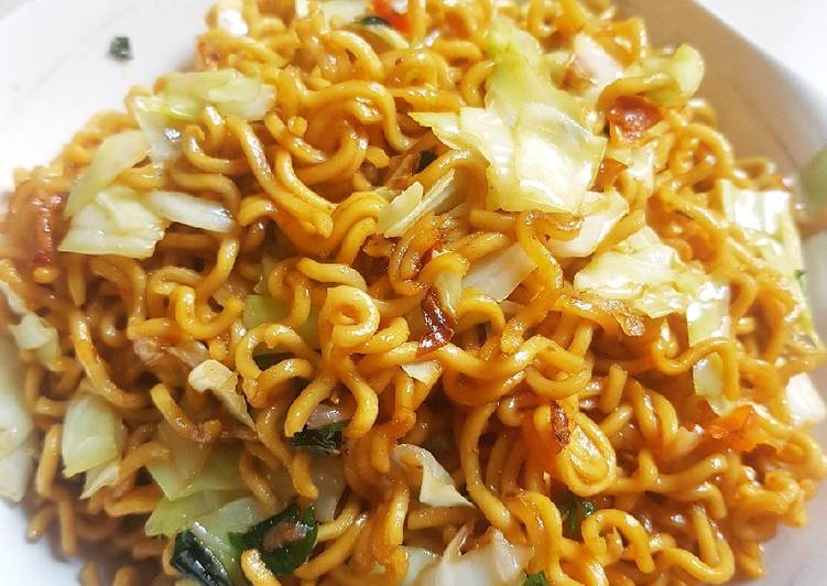 Cara Gampang Menyiapkan Mie Goreng pipih burung dara, Lezat Sekali