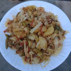 A picture of BandGobi aur Aloo ki Bhujiya.