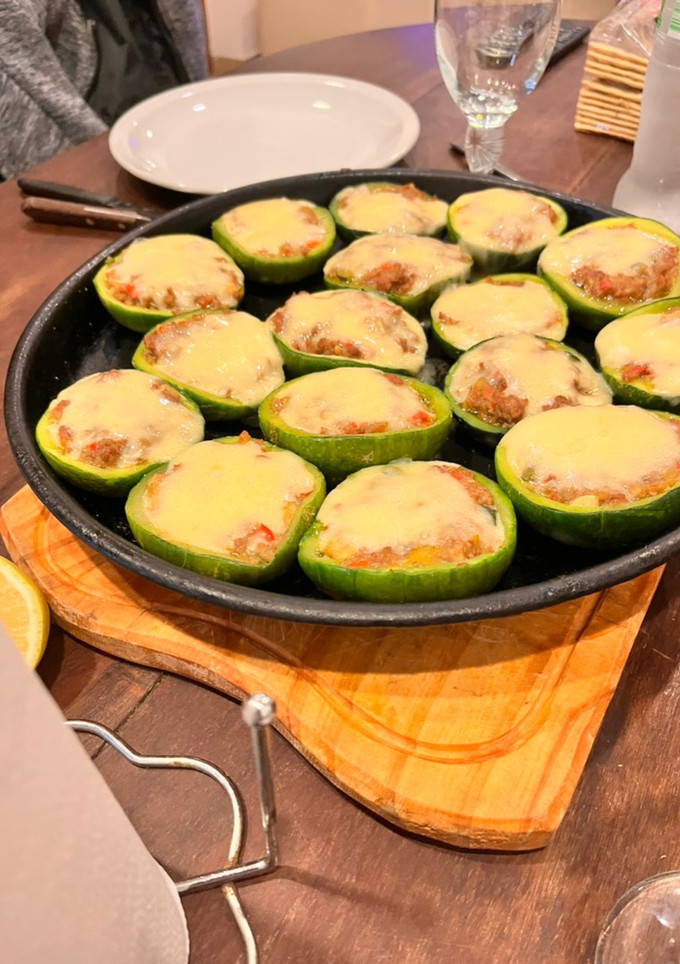 Una foto de Zapallitos rellenos