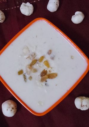 A picture of Lotus seed's Kheer.
