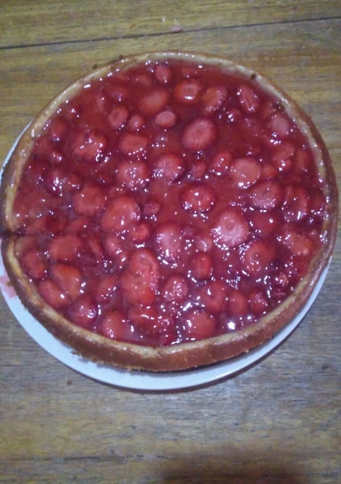 Una foto de Cheesecake de Frutilla