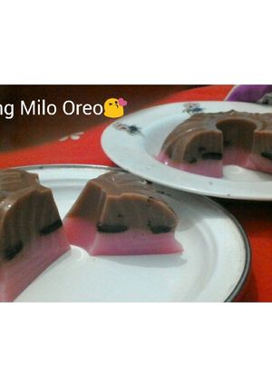 Foto resep 🌈Puding Milo Oreo😘🌈