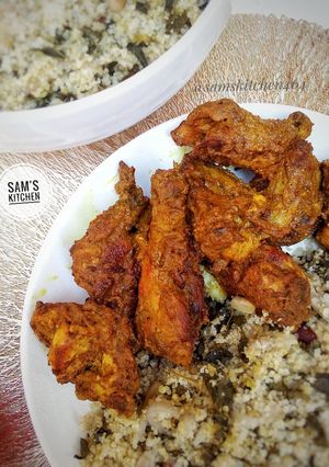 Tawa chicken piece ainihin hoton girkin