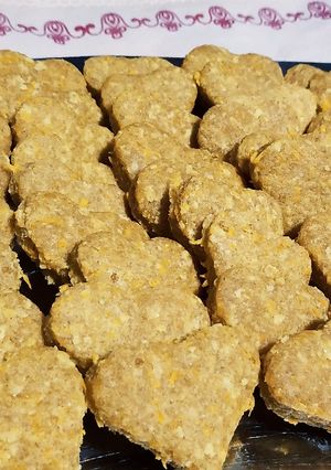 Una foto de Galletitas de zanahoria y harina integral
