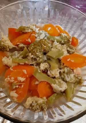 Foto resep Menu Diet 16 Wortel Brokoli Telur sekalian utk mpasi baby AL 1+