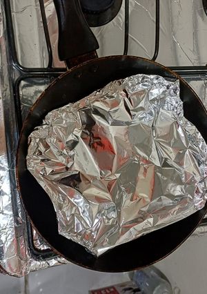 Una foto de Pollo Enpapelado