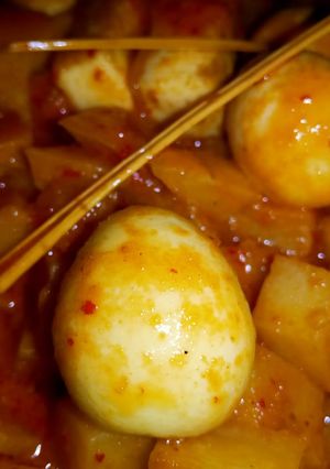 Foto resep Sambal goreng kentang telur puyuh