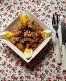 Cuscus semillado y huevo. ¡Muy nutritivo y fácil!