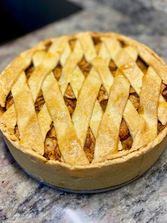 Una foto de Tarta de manzana (appeltaart)