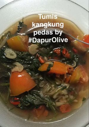 Foto resep Oseng kangkung pedas #DapurOlive