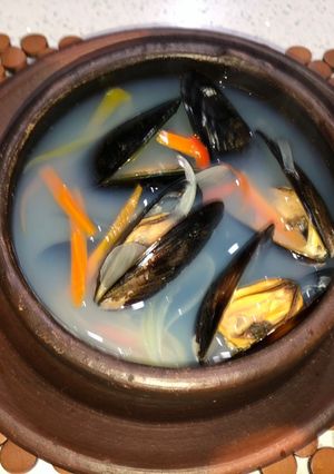 Una foto de Caldillo de mejillones