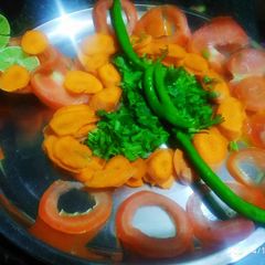 A picture of Heart salad.