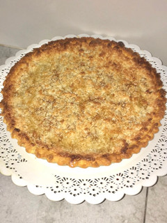 Una foto de Tarta de coco y dulce de leche
