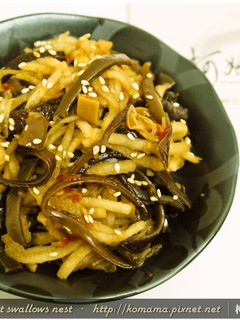 麻辣黑菇醬炒豆薯.柯媽媽の植物燕窩 的食譜成品照片