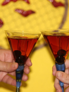 Una foto de Licor de guindas