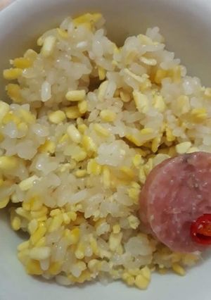 Hình của món Xôi đậu cực nhanh.