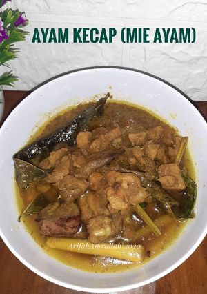 Foto resep Ayam kecap (Mie Ayam)