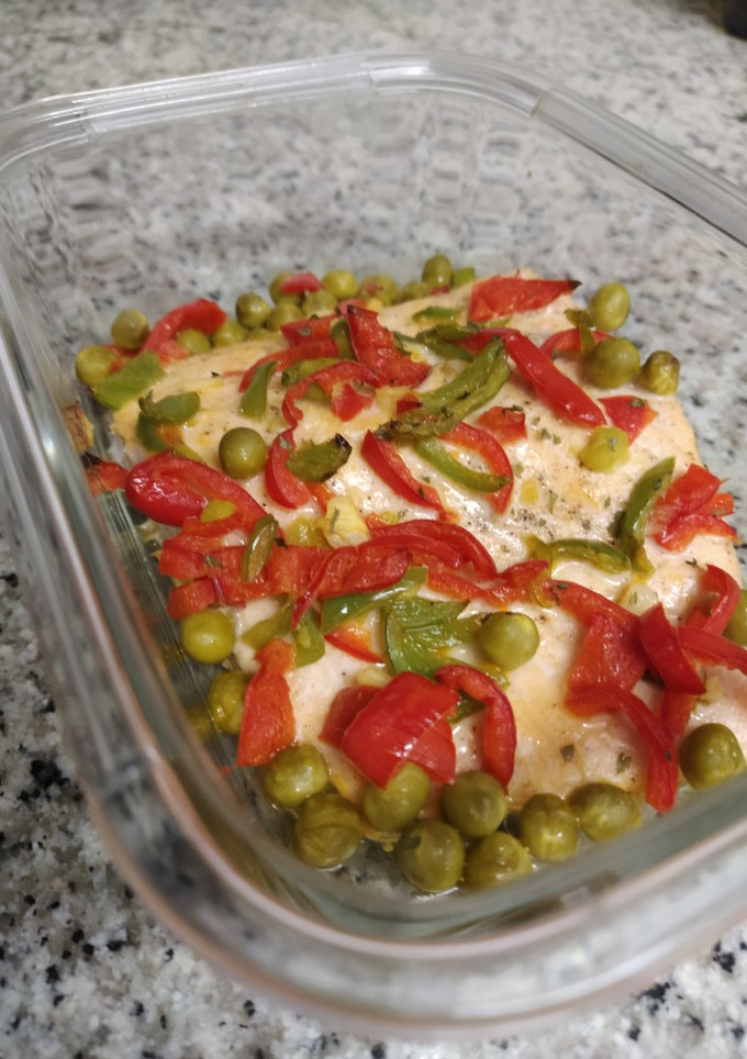 Una foto de 🐟 Salmón al horno