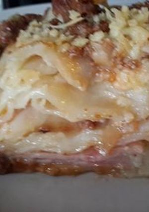 Una foto de Lasagñas..a lo Ade