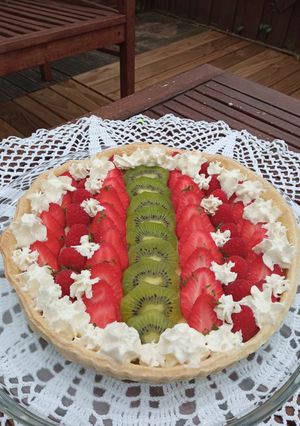 Une photo de Tarte printanière