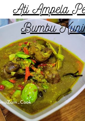 Foto resep Ati Ampela Pedas Bumbu Kuning