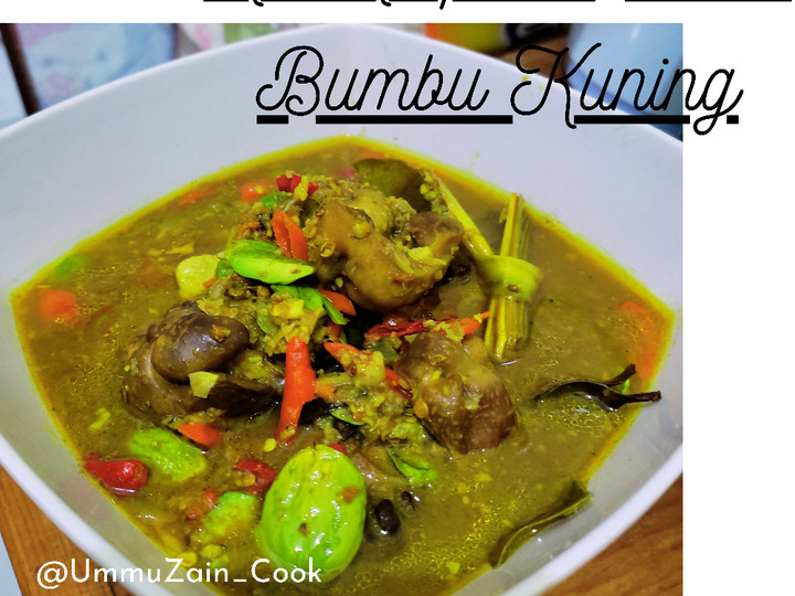 Resep Ati Ampela Pedas Bumbu Kuning Anti Gagal