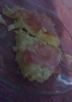 Una foto de Omelette al microondas