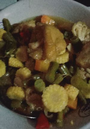 Foto resep Asem asem buncis tahu bakso