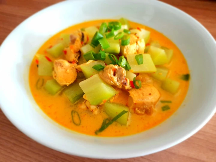 Recipe Sayur Lodeh Labu Siam isi Ayam the So Delicious Makes you drool