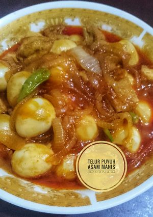 Foto resep Telur Puyuh Asam Manis