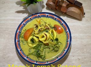 Gambar 🍁Masak Lemak Sotong Daun Pegaga
