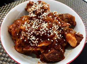 Foto resep Spicy Galbi Jjim 갈비찜 - Korean Braised Beef Short Ribs