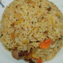 รูปของ Nasi Goreng ikan cue pedas.