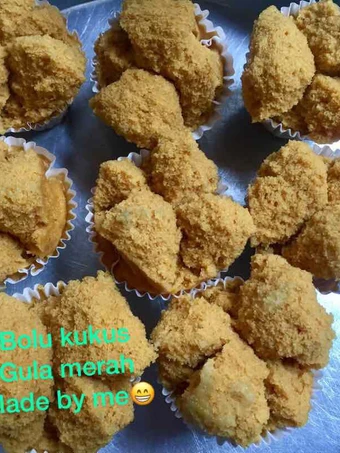Langkah Gampang Membuat Resep BOLU KUKUS GULA MERAH MEKAR (dijamin ga gagal) yang Uenak Anti Ribet, Uenak Banget