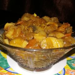 A picture of Mushroom masala.