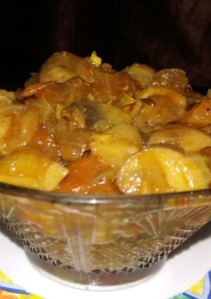 A picture of Mushroom masala.