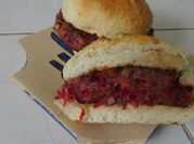 Une photo de pain hamburger