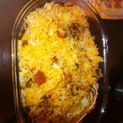 A picture of Shrimp Biriyani.