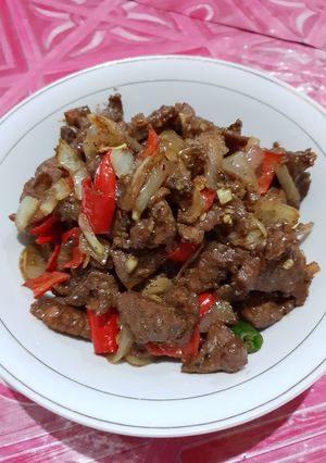 Foto resep Sapi Lada Hitam